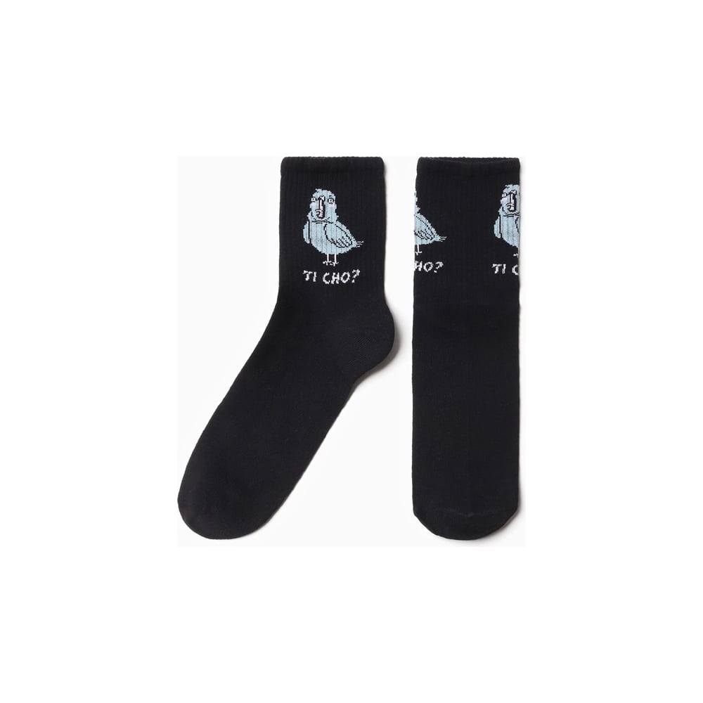 Изображение товара Мужские носки KAFTAN "Ti cho" р 41-44 классические с принтом буквы