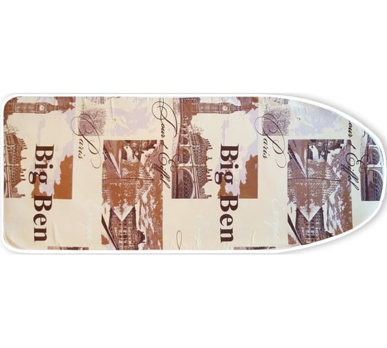 Изображение товара Чехол Zalger для гладильной доски 120x40см для доски 115x35см хлопок+поролон, 520133