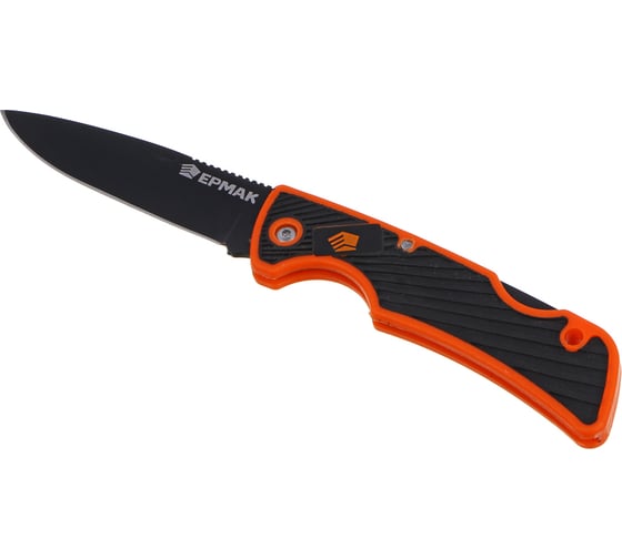 Изображение товара Туристический складной нож ЕРМАК двухкомпонентная ручка 15,5(6,5х0,2)см 633-002