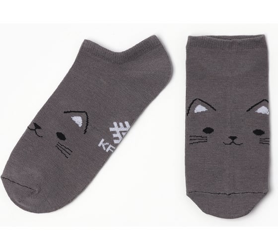 Изображение товара Носки женские укороченные KAFTAN "Котёнок" р. 36-39 (23-25 см) 4852729
