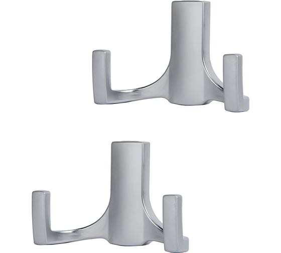 Изображение товара Комплект из 2 шт. мебельный крючок Kerron KR 0330 SC, матовый хром SET2(KR 0330 SC)