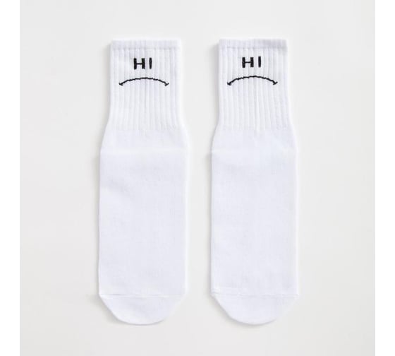 Изображение товара Женские носки MINAKU Hi-Bye цвет белый, р-р 36-37 (23 см) 6885449