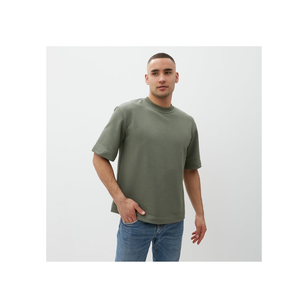 Изображение товара Мужская футболка MINAKU Basic line MAN цвет хаки размер 48