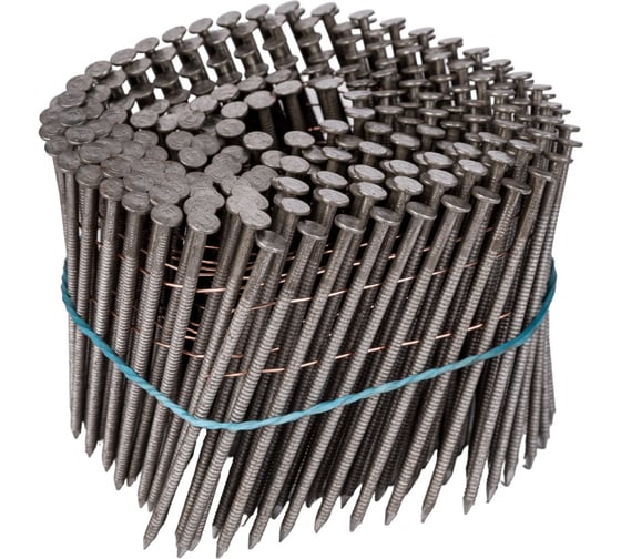 Изображение товара Барабанный гвоздь с кольцевой накаткой КРЕПКО-НАКРЕПКО 2.8x88, 250 шт. 34889