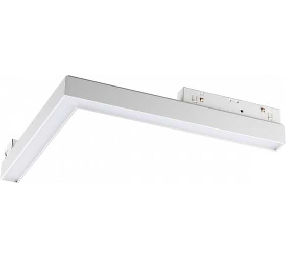 Изображение товара Трековый низковольтный светильник NOVOTECH диммируемый со сменой цветовой температуры, SHINO белый, пульт ДУ/Tuya Smart Life IP20 LED 24W 48V 3000-6500K FLUM 359501