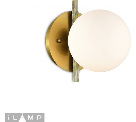 Изображение товара Настенный светильник iLAMP Golden W2134-1 BR