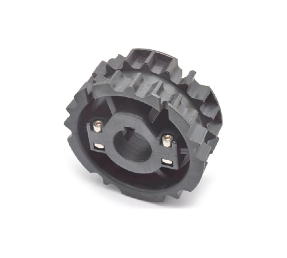 Изображение товара Звёздочка приводная литая Hongsbelt 21T для модульной цепи HS-820, рост 831 21 зубьев круг 25 мм шпон-паз 8мм, приводная литая разборная SPLIT, материал PA (HGB) 00-00033234