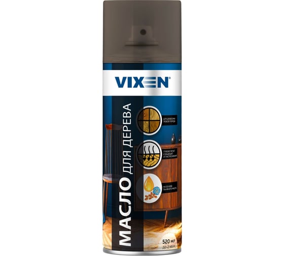 Изображение товара Масло для дерева Vixen бесцветный, аэрозоль 520 мл VX91010