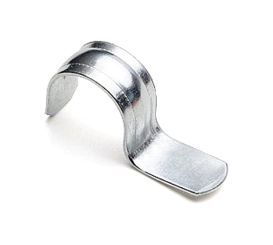 Изображение товара Металлическая однолапковая скоба для монтажного пистолета EKF d31-32 мм 50 шт. smp-1-31-32