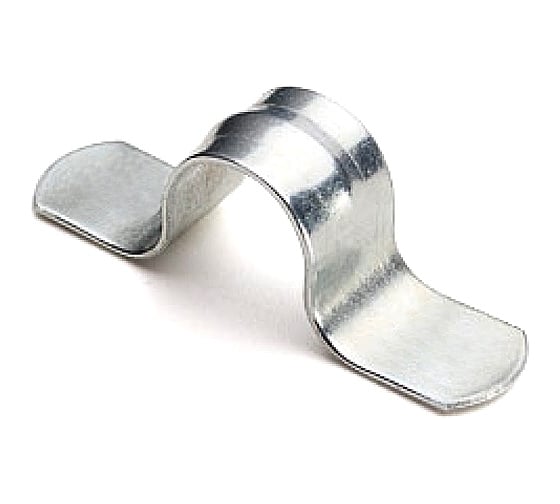 Изображение товара Металлическая двухлапковая скоба для монтажного пистолета EKF d 19-20 мм 100 шт. smp-2-19-20