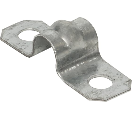 Изображение товара Металлическая двухлапковая скоба EKF d10-11 мм 10 шт. PROxima sm-2-10-11-r