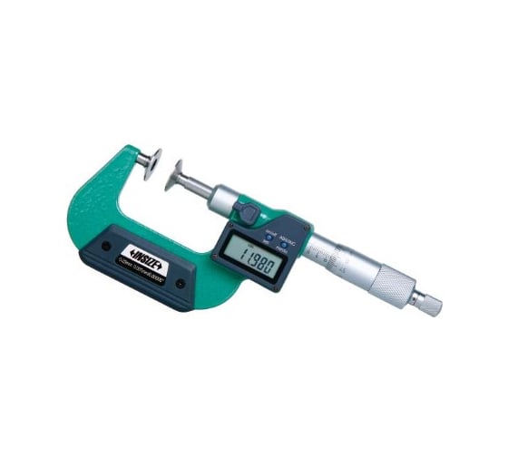 Изображение товара Микрометр INSIZE МЗЦ-100 75-100мм/3-4 дел 0.001мм/0.00005 невращ микровинт 3594-100A