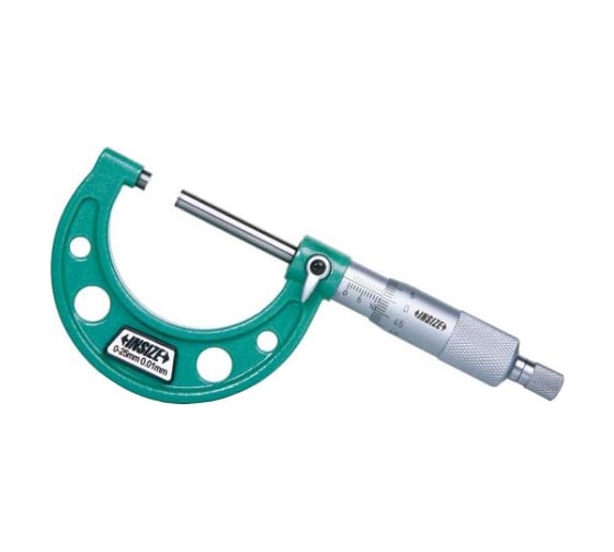 Изображение товара Микрометр INSIZE МК- 100 диап  75-100мм дел 0.01мм длинный микрометрический винт 3209-100