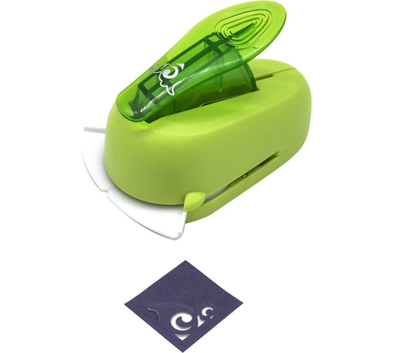 Изображение товара Дырокол фигурный угловой для скрапбукинга, вырубки, окно 2,45 cм, орнамент гребешки Astra & Craft 7709610/00006