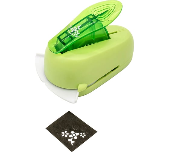 Изображение товара Дырокол фигурный угловой для скрапбукинга, вырубки, окно 2,45 cм, орнамент цветы Astra & Craft 7709610/00003