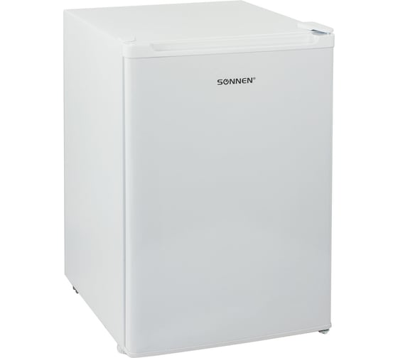 Изображение товара Холодильник DF-1-08, однокамерный, объем 76 л, морозильная камера 10 л, 47x45x70 см, белый, SONNEN 454214