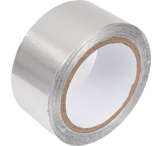 Изображение товара Алюминиевая клейкая лента с усиленным термостойким клеем ЗАО МОНА 50мм х 50м 4109B