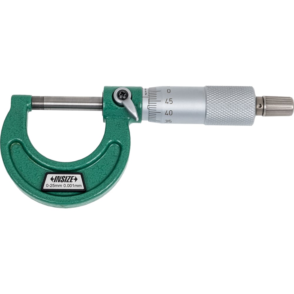 Изображение товара Микрометр INSIZE МК- 25 диап 0-25мм дел 0.001мм 3210-25A