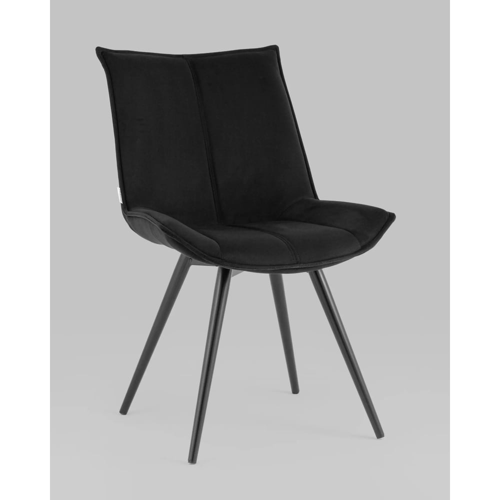 Изображение товара Стул для кухни вращающийся Груп Робб велюр черный AV 422-V34-K14PM-08