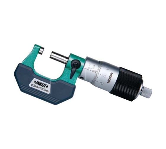 Изображение товара Микрометр INSIZE МК-  25 диап 0-25мм дел 0.01мм быстрая подача 3208-25B