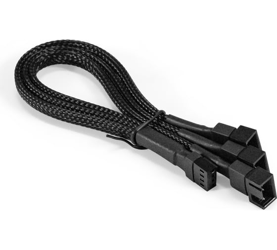 Изображение товара Разветвитель питания ExeGate с 4pin материнской платы на 3 корпусных вентилятора EX-CC-4p3xF 4pin F/3x4pinM 2 из них-3-контактный, 1 из них-4-контактный 294792