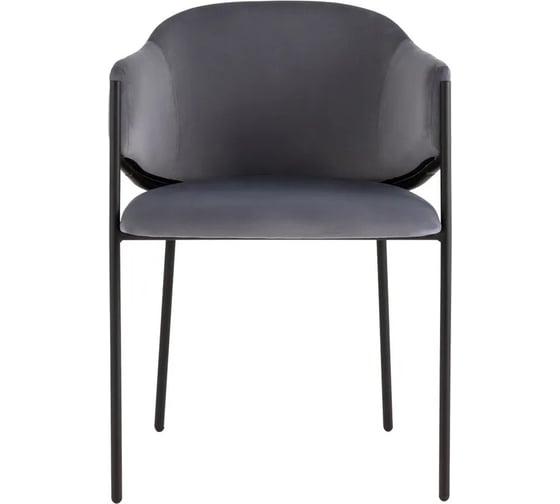 Изображение товара Стул для кухни обеденный Стул Груп Brace велюр серый LV-103-H14-01