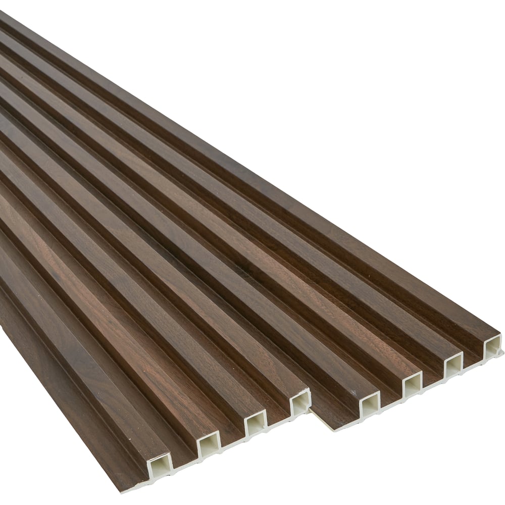 Изображение товара Реечные панели LAKO DECOR Орех тёмный 6 шт 1000x160x23 мм для интерьера