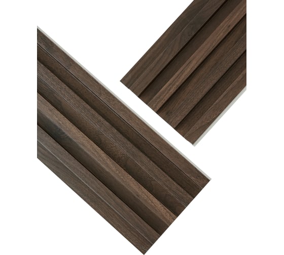 Изображение товара Реечные панели LAKO DECOR "Орех тёмный" 20 ШТ 1350x160x23мм LKD-RE-P109-135CM-MEGA20