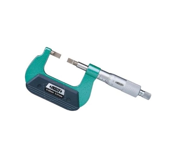 Изображение товара Микрометр INSIZE с лезвийными губками диап 0-25мм дел 0.01мм невращ микровинт 3232-25A