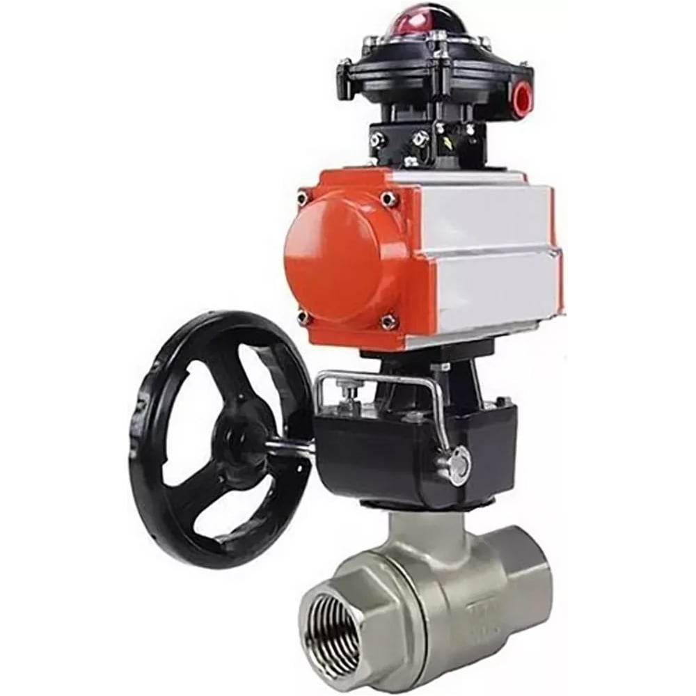 Изображение товара Кран шаровой DN50 Ру63 из нержавеющей стали с пн.приводом для промышленности