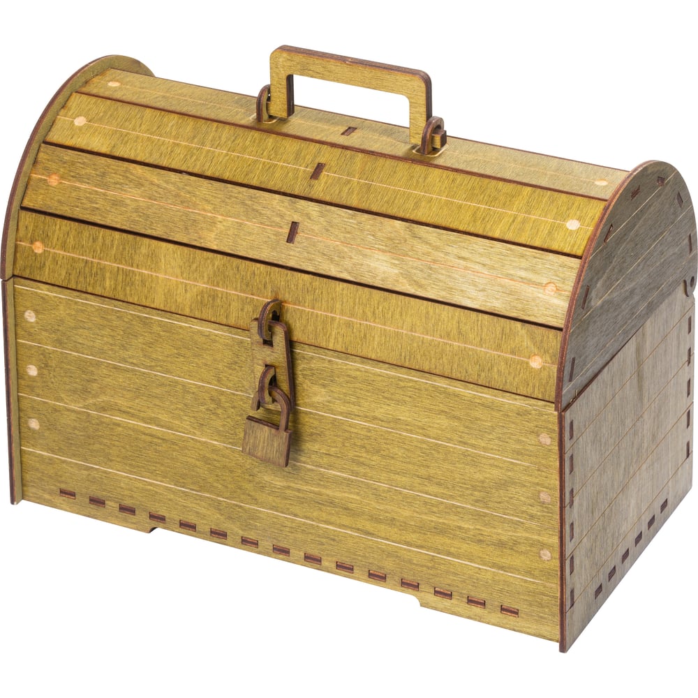 Изображение товара Стильный подарочный деревянный сундук AS-018 для хранения и подарков