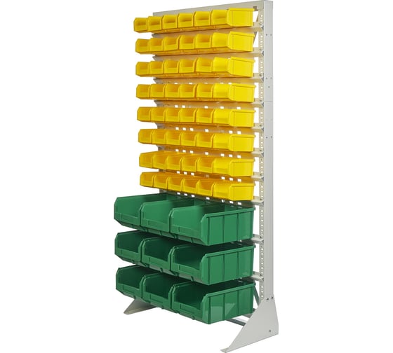 Изображение товара Стеллаж СТЕЛЛА-ТЕХНИК с ящиками 57 шт, серии V-1 и V-3, 735х1500, А1-08-00-03