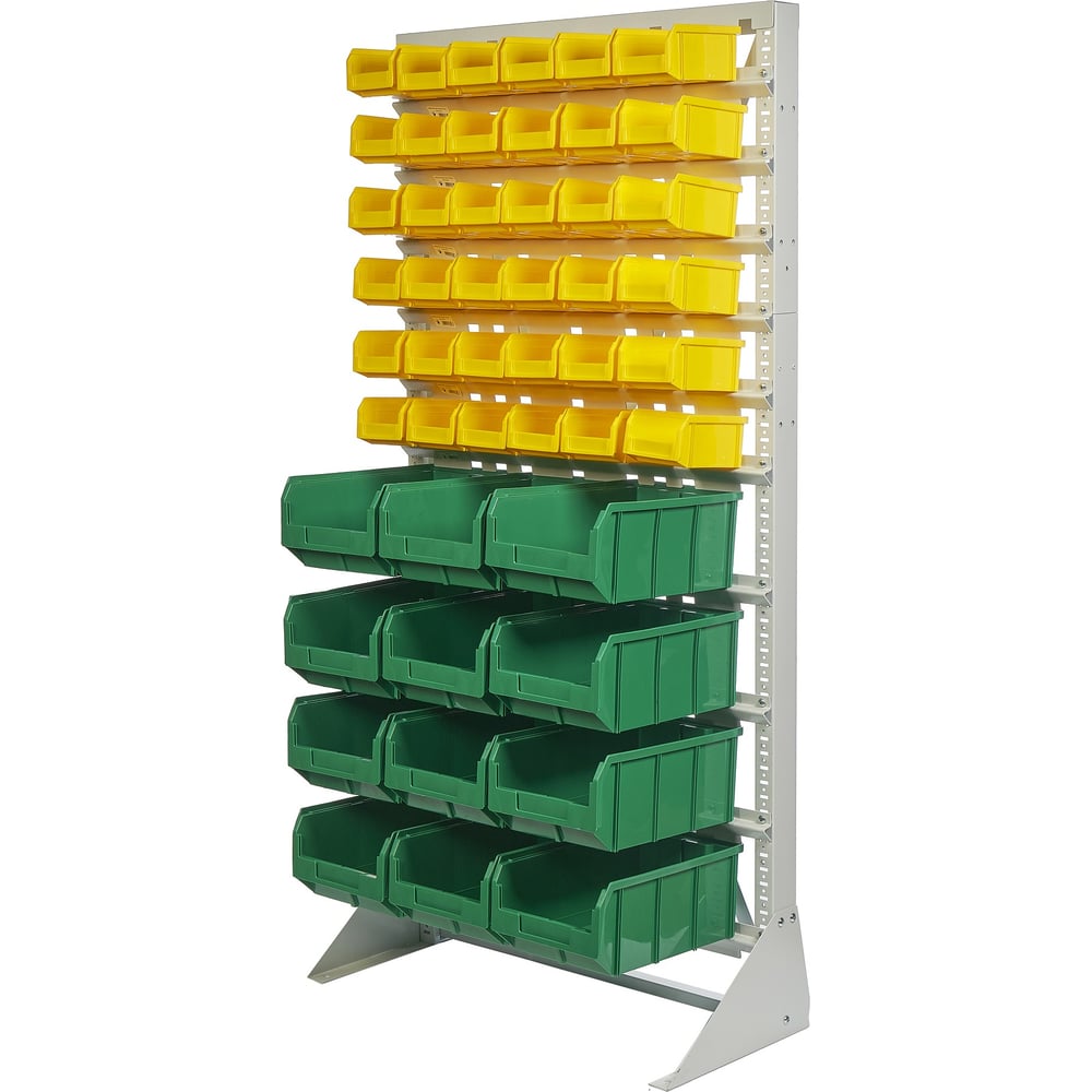 Изображение товара Стеллаж СТЕЛЛА-ТЕХНИК с ящиками 48 шт серии V-1 и V-3 размеры 735х1500 мм