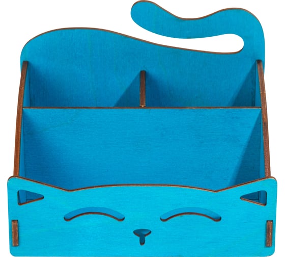 Изображение товара Органайзер деревянный для канцелярии Стильный Дом Кошечка AS-002