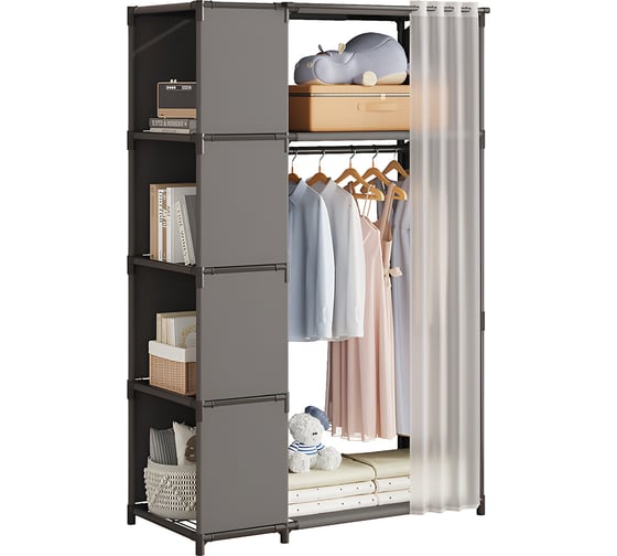 Изображение товара Вешалка напольная Ridberg металлическая, черный 1212947