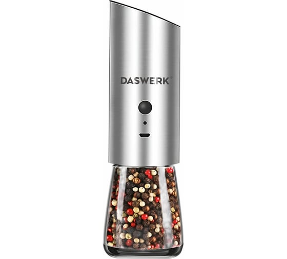 Изображение товара Гравитационная мельница для соли и специй DASWERK электрическая, USB, PM-7 456625