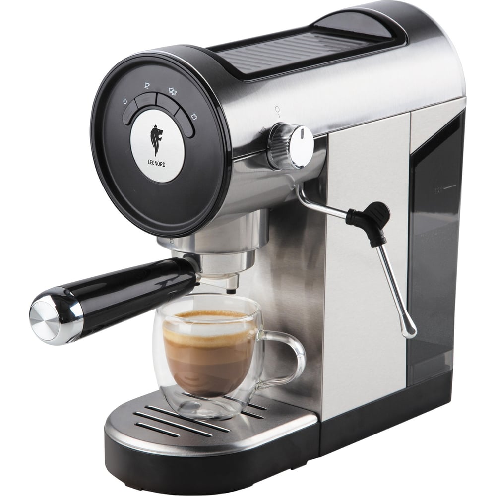 Изображение товара Кофеварка Leonord LE-1749 рожковая с капучинатором и автоотключением