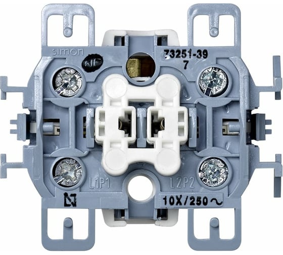 Изображение товара Одноклавишный перекрёстный выключатель Simon, 10А 250В, S73, S73 Loft 73251-39