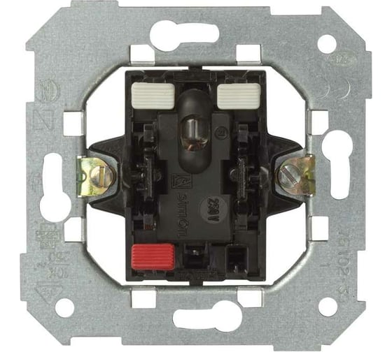 Изображение товара Одноклавишный выключатель с контрольной подсветкой Simon, S82, S82N, S88, S82 Detail 75102-39