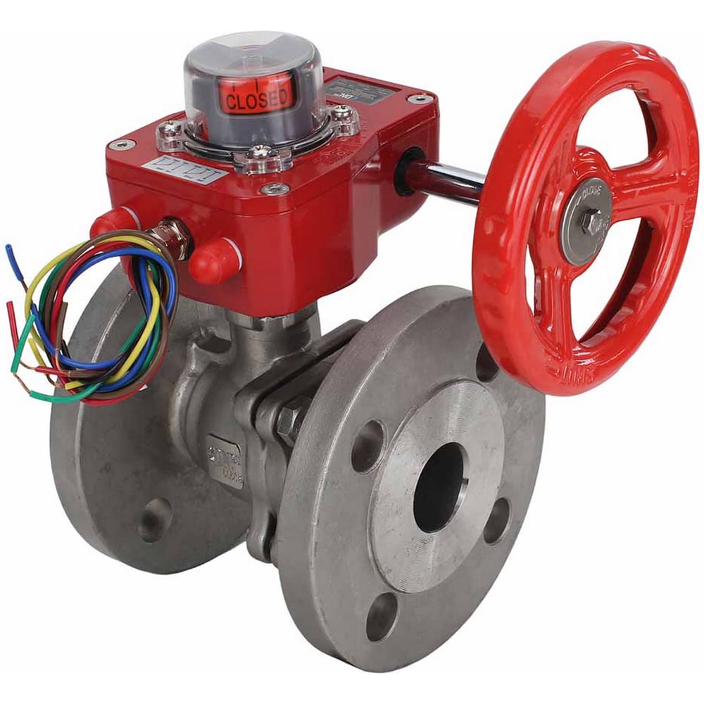 Изображение товара Шаровой кран DN.ru КШФП.316.200 Ду125 Ру16 с редуктором HGBF-4 D160-12928