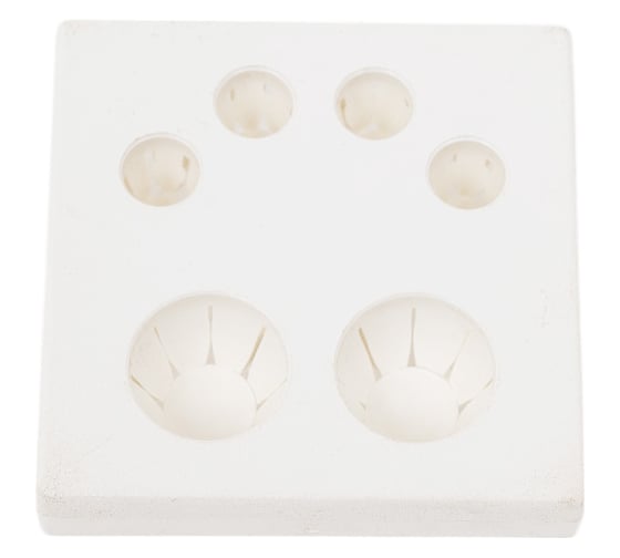 Изображение товара Адаптер Simon для ввода кабелей 2х13мм/4х6мм, К45, белый K20-9