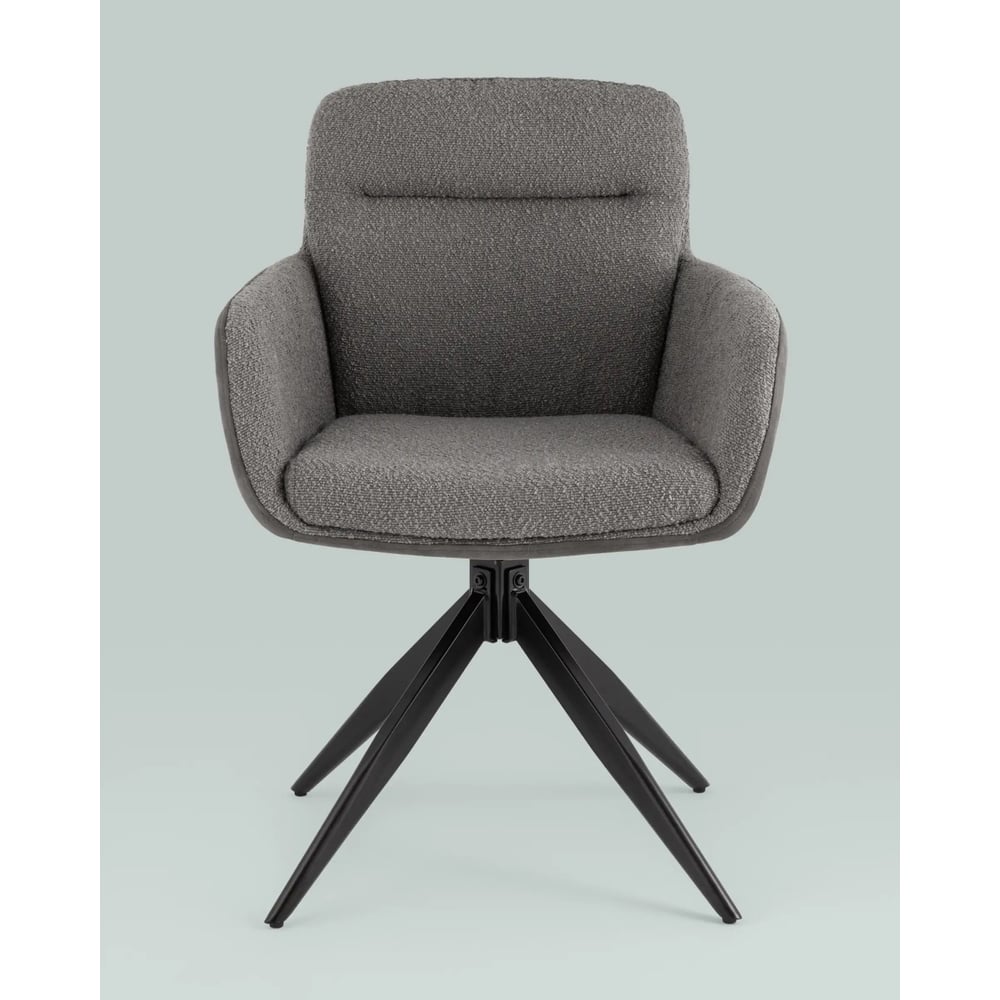 Изображение товара Стул для кухни обеденный Стул Груп Waldo светло-серый c бежевой экокожей комплект 2 стула OS-2319K UF995-02mFUL005 BOX