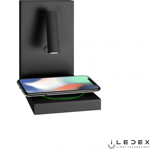 Изображение товара Настенный светодиодный светильник iLEDEX iCharge 1831A BK