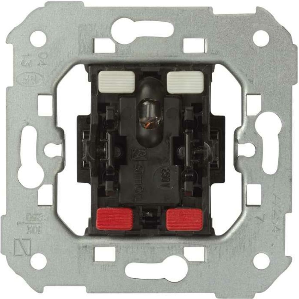 Проходной выключатель Simon двухклавишный проходной кнопочный выключатель simon