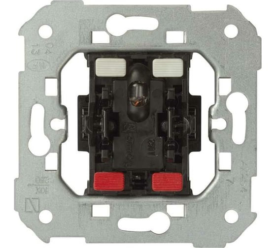 Изображение товара Проходной выключатель с 3-х мест с подсветкой Simon, S82, S82N, S88, S82 Detail 75254-39