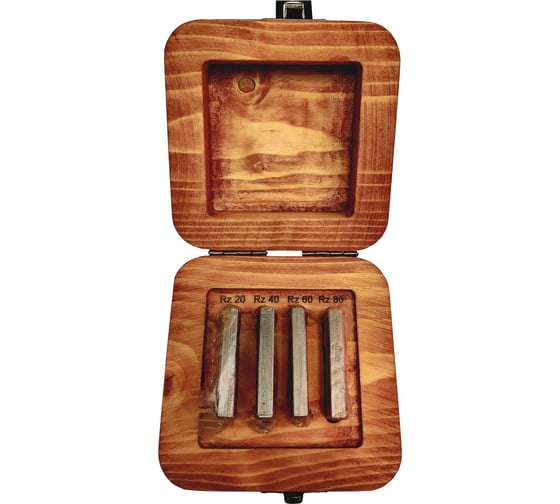 Изображение товара Набор образцов шероховатости АЛЬФА-НДТ ОШС-ШП Rz20,40,60,80, с первичной калибровкой УП-00002632