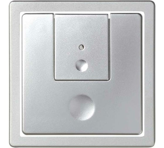 Изображение товара Накладка для проходного двухуровневого светорегуляторного выключателя Simon, 82N, алюминий 82007-33