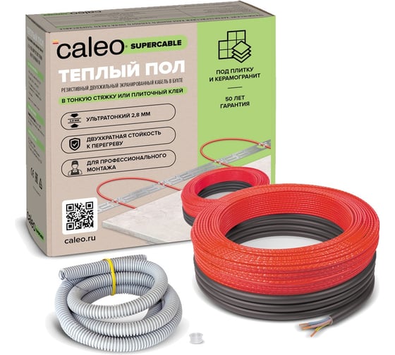 Изображение товара Комплект теплого пола Caleo Supercable 18W-60 УП-00000287