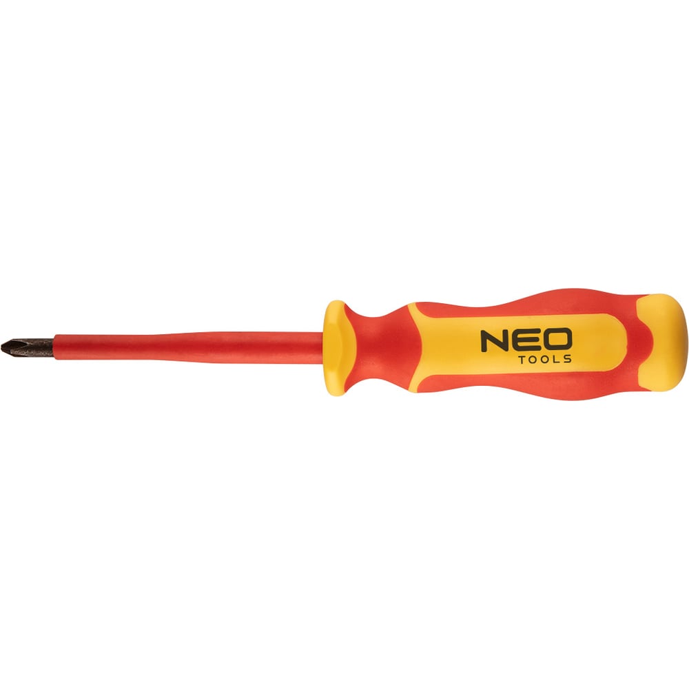 Изображение товара Отвертка NEO Tools PH2 6x100 мм с диэлектрическим покрытием