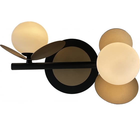 Изображение товара Настенный светодиодный светильник iLEDEX Savage W4641-2 MBK+SGD